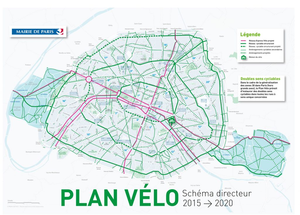 Schéma directeur du Plan Vélo 2015-2020