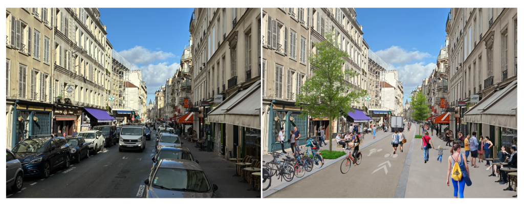 Proposition de vélorue pour la rue du Cherche-Midi