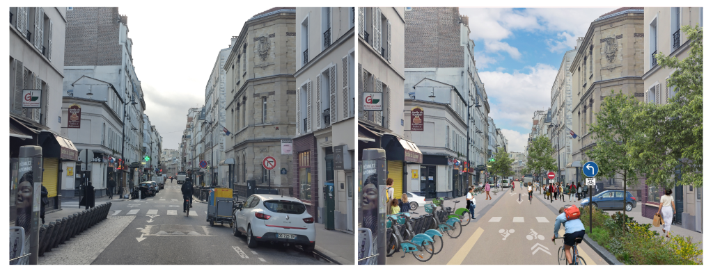 Proposition de Vélorue pour la rue Legendre